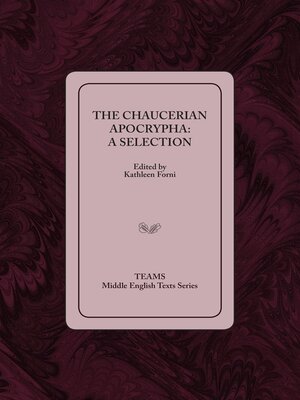 cover image of The Chaucerian Apocrypha